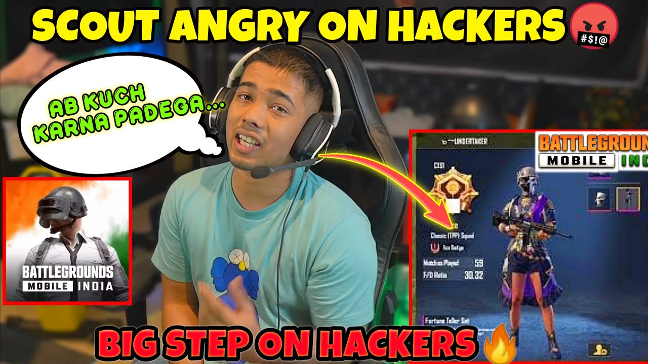 🇮🇳 Scout on Hackers in BGMI | Scout reaction on hackers | samsung a3 a5 a6 a7 j2 j5 j7 s5