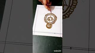 😍Easy simple mehndi design 😍 #😊megandi 😊 design ♥️