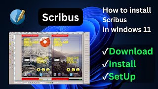 How to install scribus on windows 10 and 11