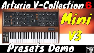 Arturia V Collection 6 | Mini V3 | Presets Demo