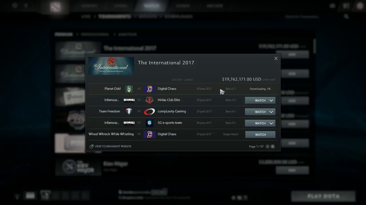 Dota 2 Live || DC Vs Planet Odd ||The International 2017 ||