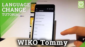 How to Change Language in WIKO Tommy - Set Up Your Language