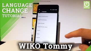 How to Change Language in WIKO Tommy - Set Up Your Language screenshot 1