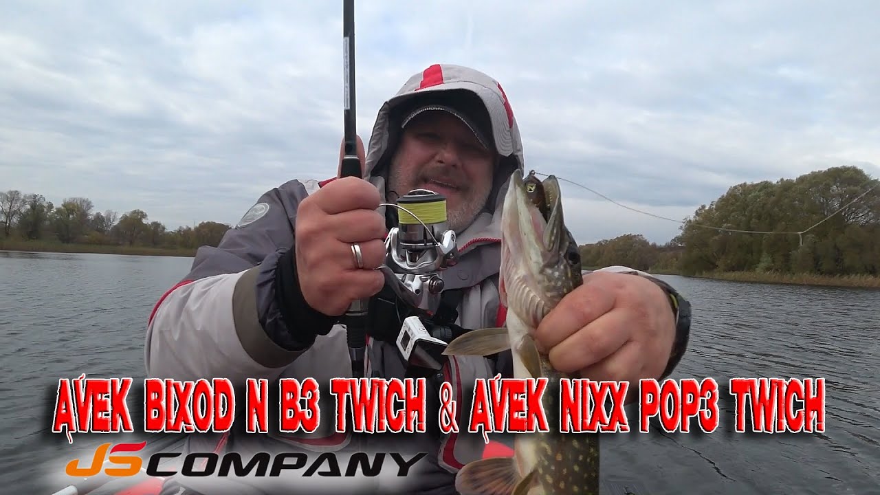 Рыбалка  с предсерийниками от JS COMPANY Avek Bixod N B3 Twich и Avek Nixx Pop3 Twich