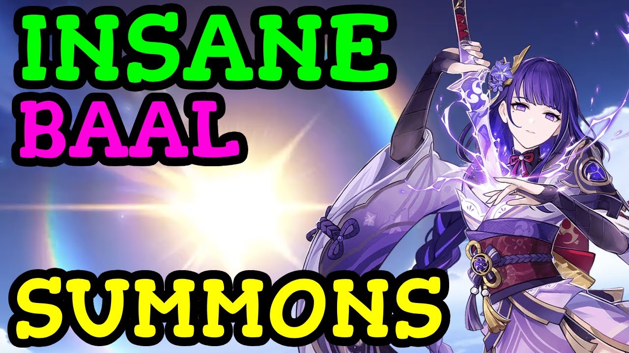 INSANE BAAL SUMMONS (So Many Early Characters) | Genshin Impact