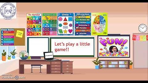 KG2 - Week 2 - Lesson 1 - Classroom Objects