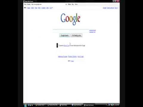 How to Make a Simple WebBrowser in VB 2008 or 2010