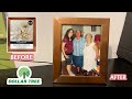 Sublimation on dollar tree picture frame, Sublimation on glass