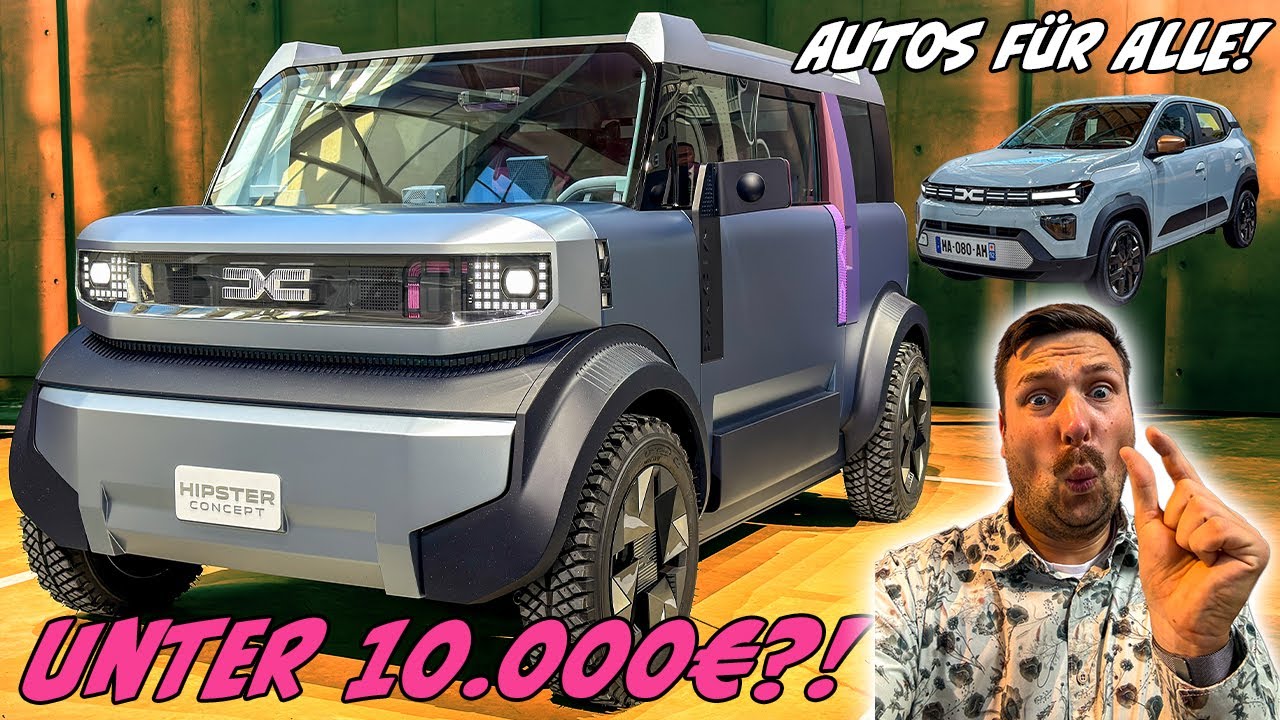 DACIA bricht die REGELN! Kleiner, leichter & GÜNSTIGER! Hipster unter 10.000€? Dacia Spring Upgrade