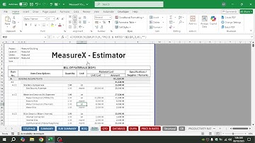 MeasureX – Estimator