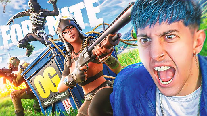 VUELVO A FORTNITE OG CON ESTA PARTIDA ÉPICA