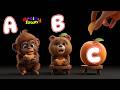 ABC Sfari Peach Animals Alphabet Song 🍑 | ABC Learning for Kids | Kids Rhymes | ABC Songs for Kids