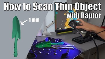Creality Scan Raptor Tutorial: How to Scan Thin Objects - Step by Step Guide