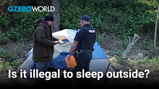 The Supreme Court tackles homeless right to sleep outside | GZERO World with Ian Bremmer