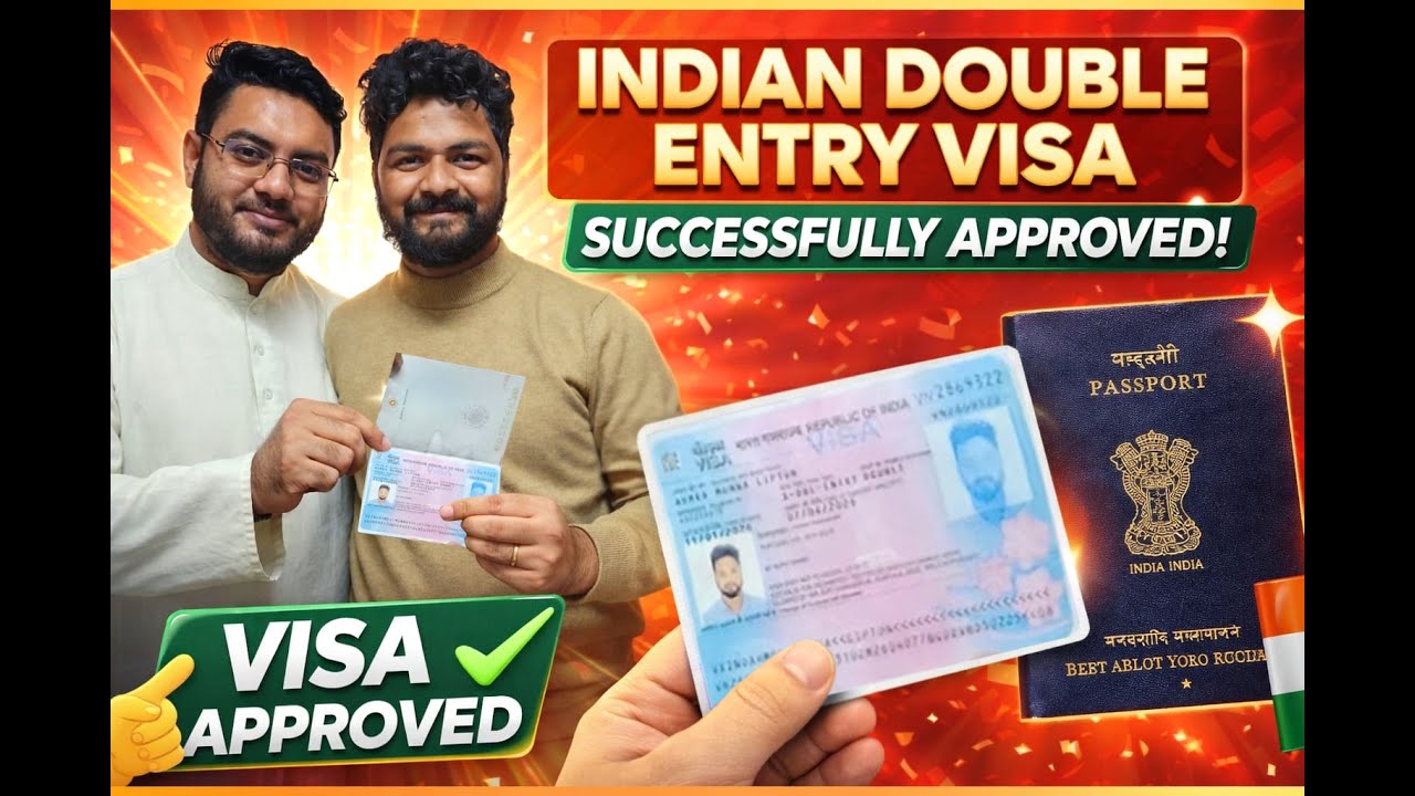 ডাবল এন্ট্রি ভারতীয় ভিসা অনুমোদিত ✔️ | Indian Visa | Take Travilo | Indian Visa Processing 