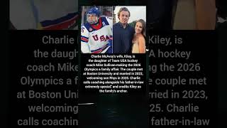 Charlie McAvoy's Wife's Dad Is Also His Coach at the Winter Olympics#CharlieMcAvoy#Kiley McAvoy ...