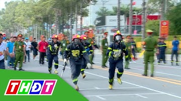 Sôi nổi Hội thi thể thao nghiệp vụ cứu nạn, cứu hộ toàn quốc lần thứ II tại Đồng Tháp | THDT