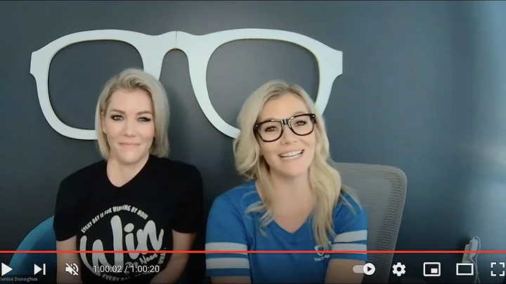 Denise Donoghue and her social media coach Deborah...