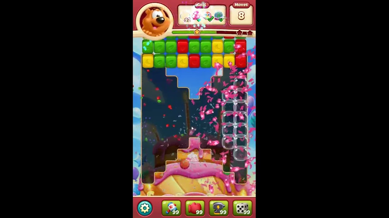 Toon Blast Level 8348 - NO BOOSTERS 🐻🐺🐱 | SKILLGAMING ✔️