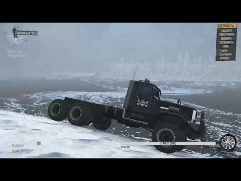 Тест зимней карты для MudRunner a SpinTires Game