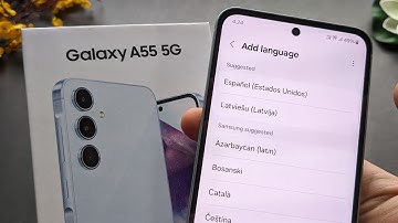 How to Change Language on Samsung Galaxy A55 5G / A35 5G