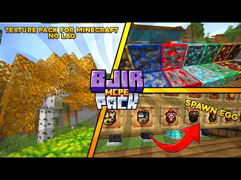 TEXTURE PACK MCPE NO LAG COCOK UNTUK SURVIVAL - MINECRAFT 1.21+ - YouTube