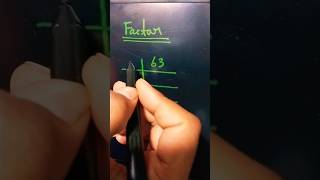 63 ka factor nikale #maths #trending #factor  #sorts #viral_video