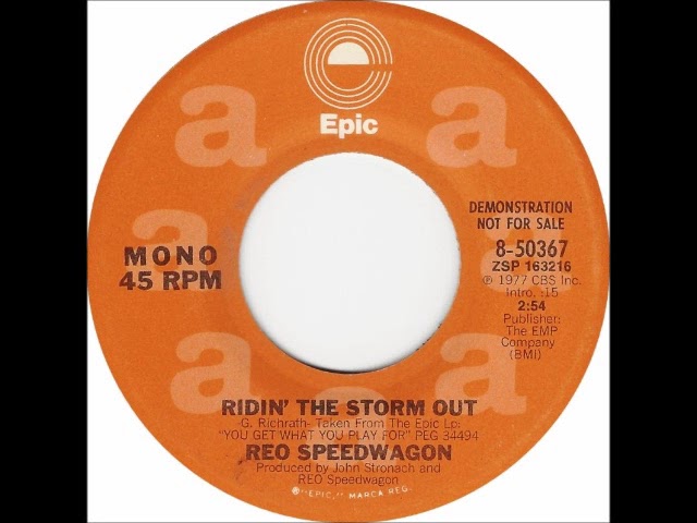 REO Speedwagon - Ridin' The Storm Out(LIVE) from Radio Station