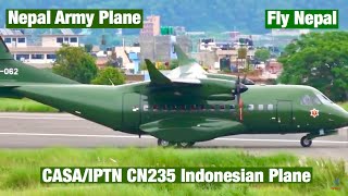 Nepal Army CASA/IPTN CN-235 INDONESIAN MADE PLANE. नेपाली सेनाको नयाँ जहाज