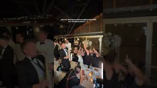 Ahhh okay… THIS is why! #sax #wedding #saxophone #viral #fyp