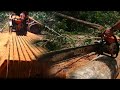 Making woodboards using 070 chainsaw// freehand