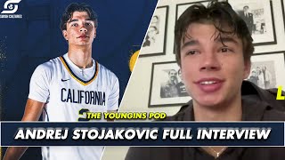 Andrej Stojakovic son of NBA Star Peja talks about why he transferred to CAL & his hoop journey