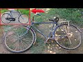 Old and Rusted RALEIGH Bicycle Full Restoration