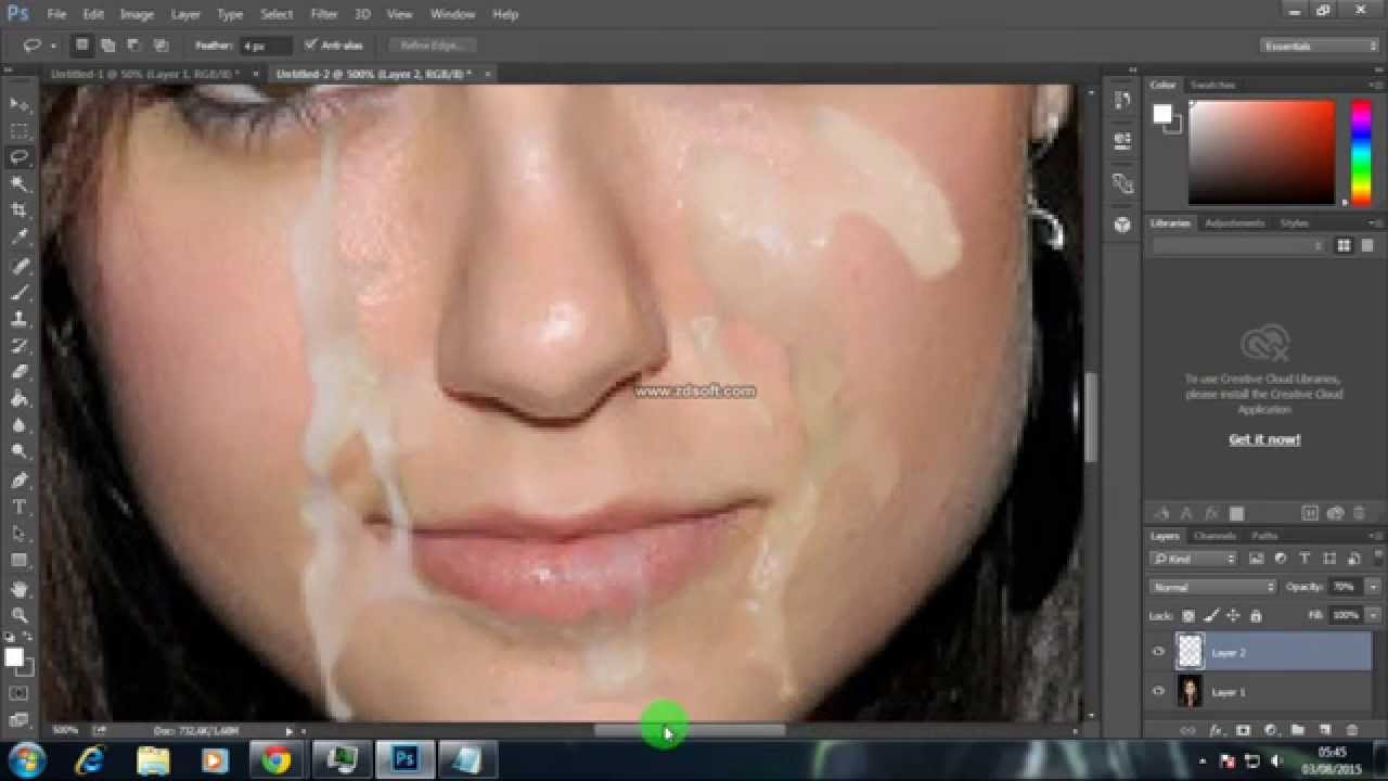 How To Photoshop Cumshot 79