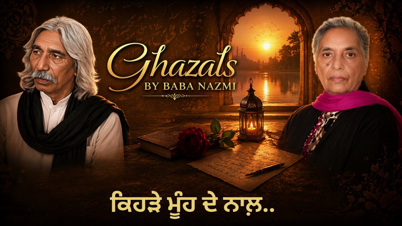 ਗ਼ਜ਼ਲ :  ਕਿਹੜੇ ਮੂੰਹ ਦੇ ਨਾਲ਼....|| By:  ਬਾਬਾ ਨਜ਼ਮੀ (Baba Nazmi)