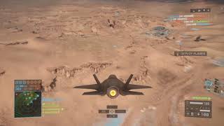 Battlefield road kill with a jet