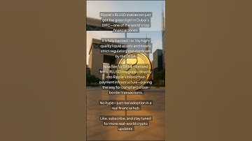 ripple rlusd approved in dubai 🇦🇪 | crypto adoption #rlusd #ripple #stablecoin #cryptoshorts