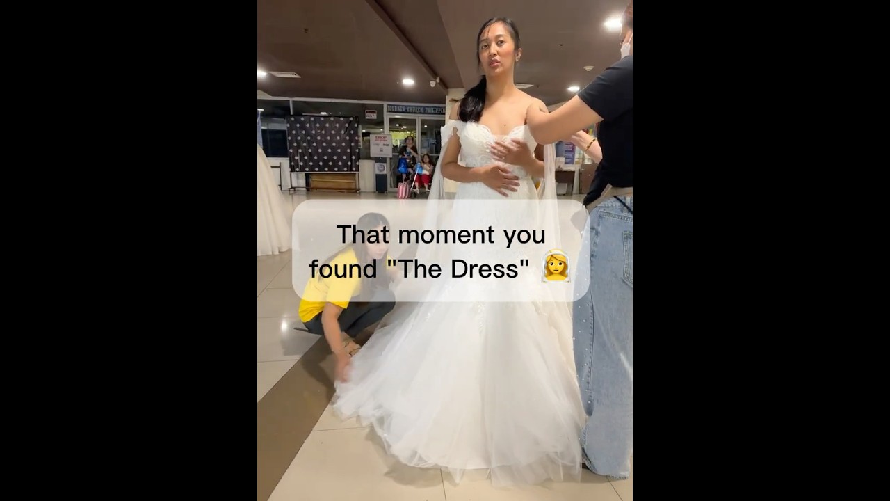 That moment you found "The Dress" 👰‍♀️ 