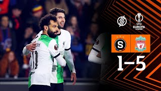 Szoboszlai-gól az Európa-ligában | Sparta Praha–Liverpool 1–5 | rövid összefoglaló image