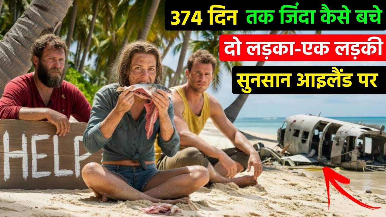 374 दिन ये तीनो सुनसान आइलैंड पर फंसा रहा || 374 Day Survival Story 