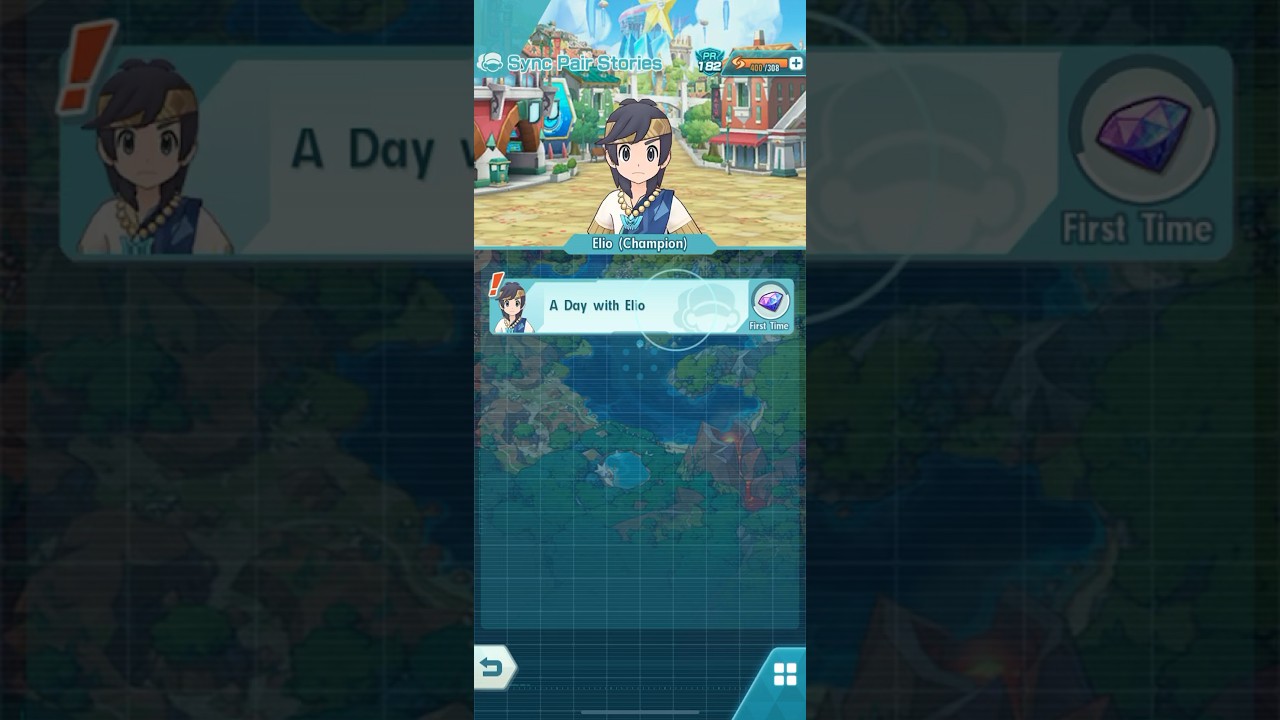 A Day with Elio (Champion) | Pokémon Masters EX 