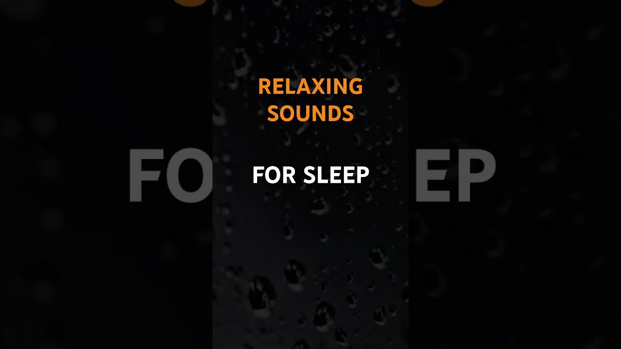 🌧️ Rain for sleeping and relaxation 