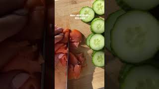 cucumber smoked salmon bites: the perfect healthy snack #easyrecipes #easyrecipe #snack #appetizer