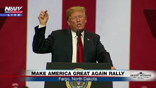 'YOU'RE FIRED': President Trump throws out catchphrase during rally (FNN)