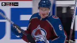 Cale Makar OVERTIME goal vs Bruins!