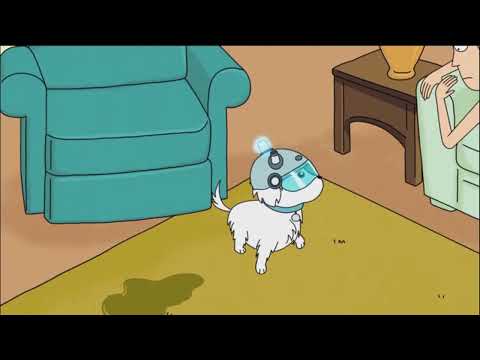 Rick hace inteligente a su perro - Rick y Morty (Castellano / España)