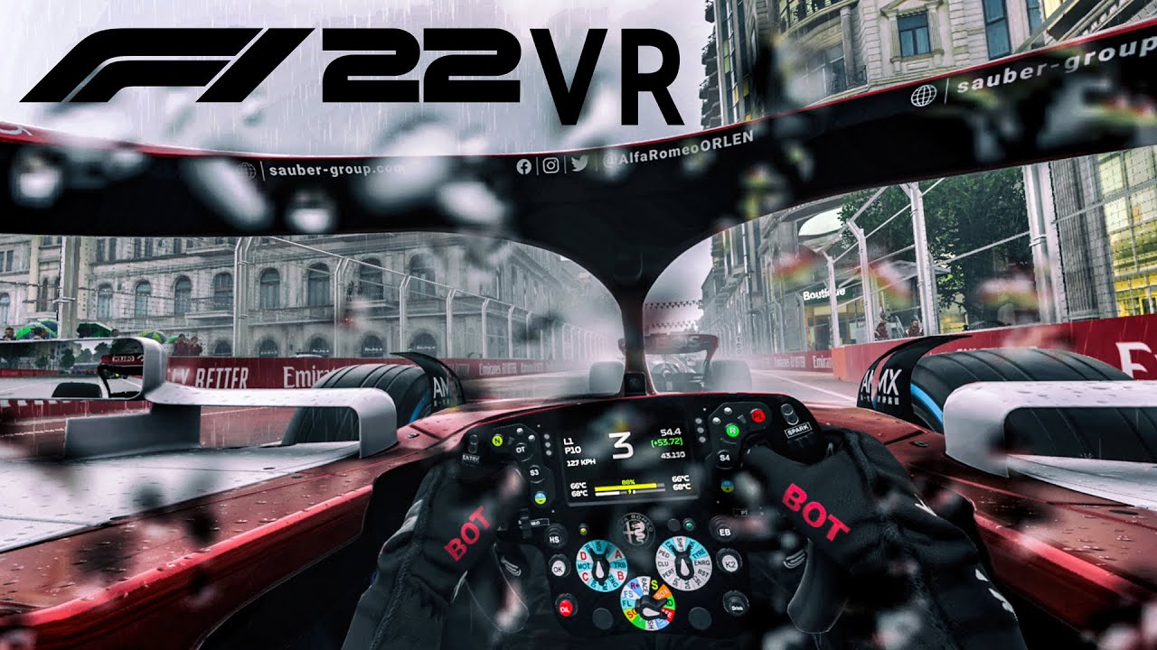 F1 22 VR Gameplay - Quest 2 and Valve Index - This is EPIC! 