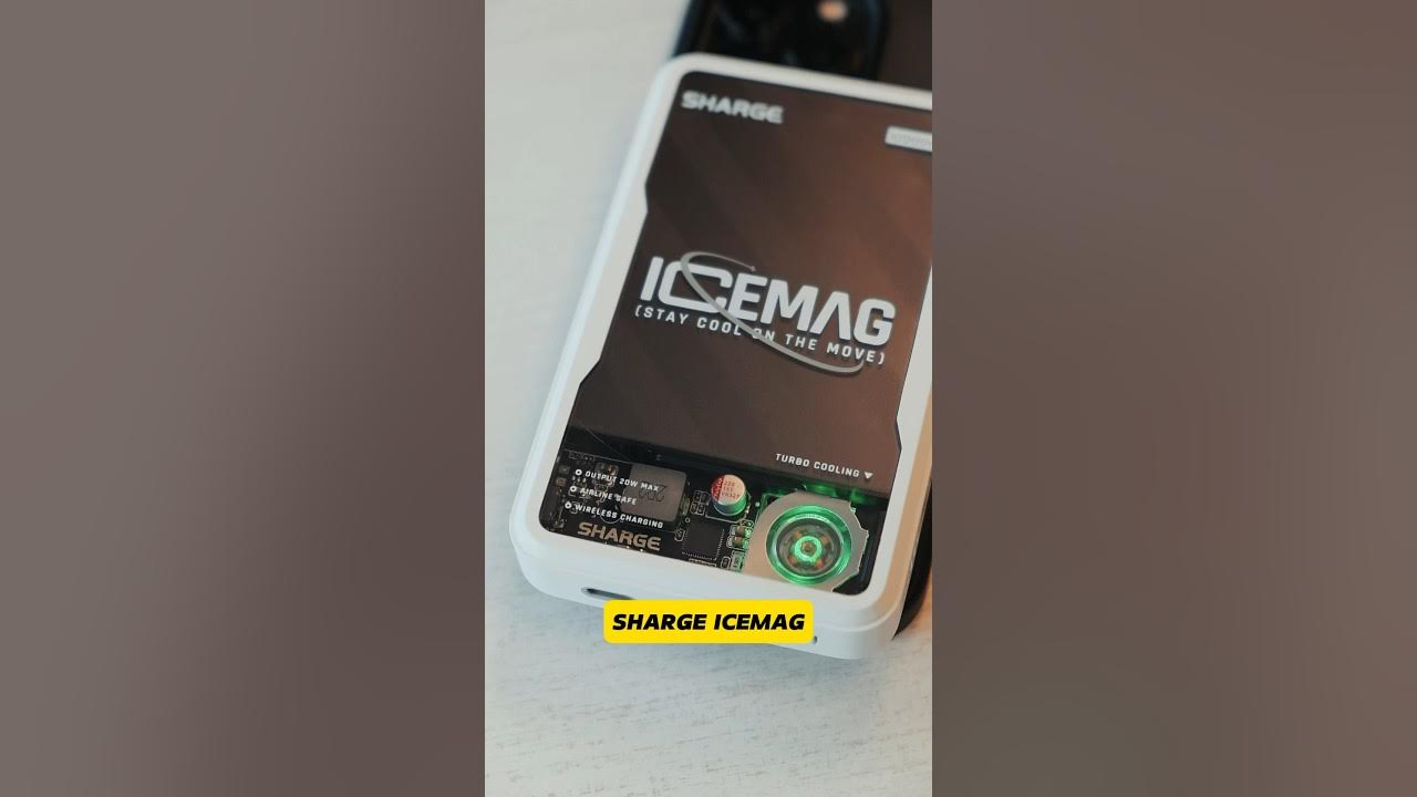 SHARGE ICEMAG Power Bank debuts with actively-cooled design