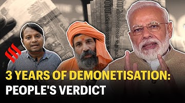Three years later, people remember demonetisation