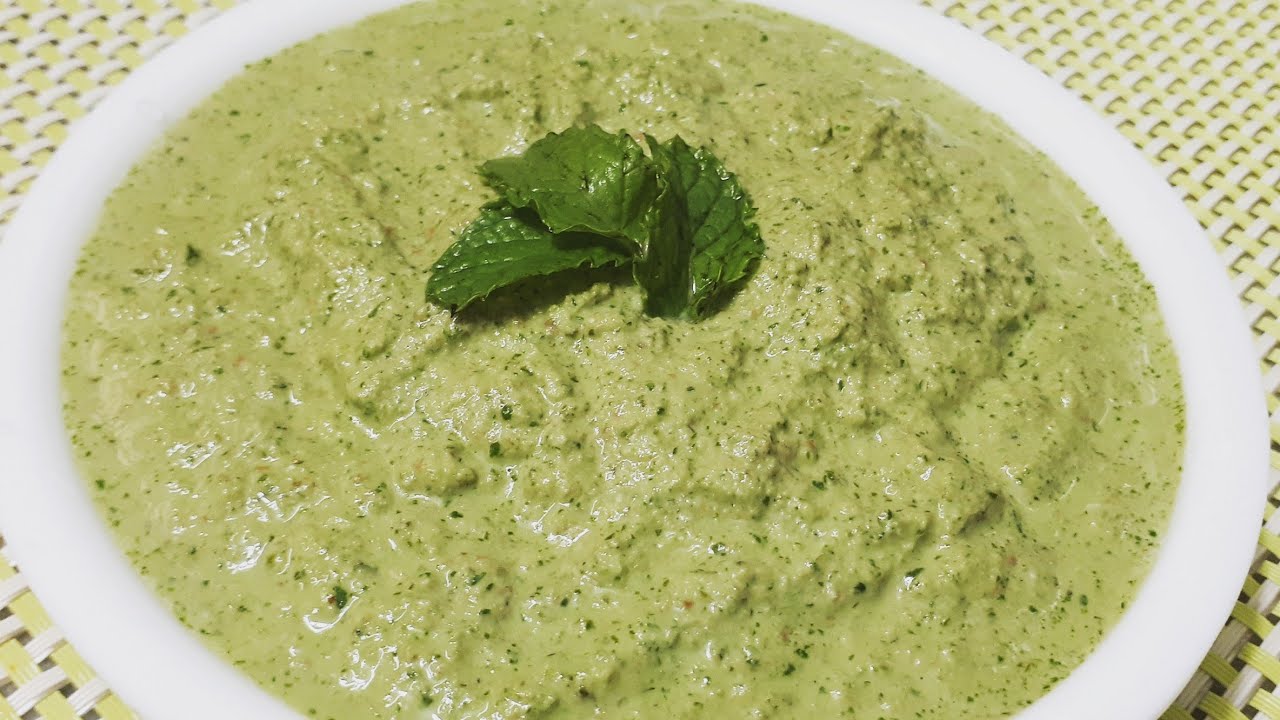 Dhaniya,pudina and peanut chutney with curd by Mona rathi - YouTube